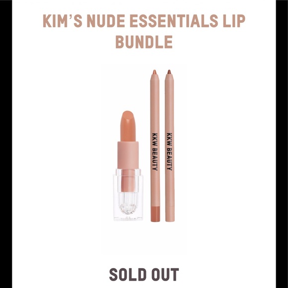 KKW BEAUTY Nude Lip Bundle NEVER USED - Picture 1 of 8